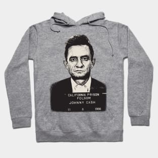 Johnny Cash Mugshot Hoodie